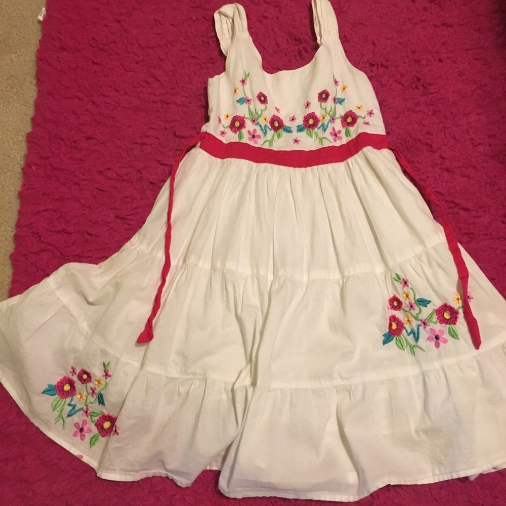 White cotton dress